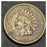 1859 Bronze Indian Head Cent