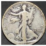 1920 Walking Liberty Silver Half Dollar