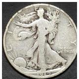 1919-S Walking Liberty Silver Half Dollar