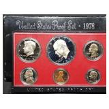 1978 US Mint Proof Set w/ Ike Dollar