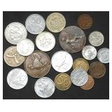 20 World Coins Antique to Modern Nice Lot