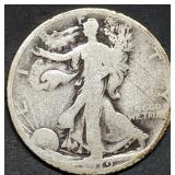1919 Walking Liberty Silver Half Dollar