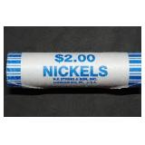 Scarce 2024 Jefferson Nickel Bank Roll Gem BU