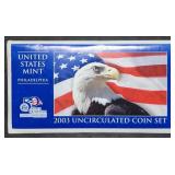 2003 Philadelphia 10-Coin Mint Set in Envelope