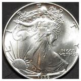1986 1oz Silver Eagle Gem BU 1st Year