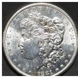 1881-S Morgan Silver Dollar Gem BU