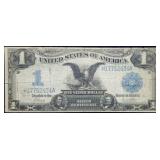 1899 $1 Black Eagle Silver Certificate Nice Note