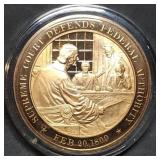 Franklin Mint 45mm Bronze US History Medal 1809