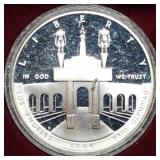 1984 S US Olympic Proof Silver Dollar in Capsule