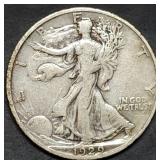 1929-D Walking Liberty Silver Half Dollar