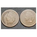 1864 & 1865 Indian Head Cents
