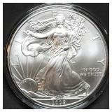 2009 1oz Silver Eagle Gem BU in Capsule