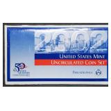 2002 Philadelphia 10-Coin Mint Set in Envelope