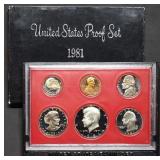 1981 US Mint Proof Set w/ SBA Dollar