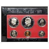 1977 US Mint Proof Set w/ Ike Dollar