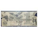 1852 Cochituate Boston MA Obsolete Bank Note