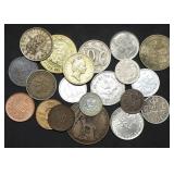 20 World Coins Antique to Modern Nice Lot