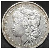Key Date 1893 Morgan Silver Dollar Nice