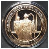 Franklin Mint 45mm Bronze US History Medal 1783