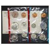 1969 US Double Mint Set w/ Silver Kennedy Half