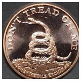 1oz Copper Bullion Don