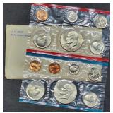 1974 US Double Mint Set in Envelope, With Ikes