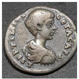 Geta AR Silver Denarius Ancient Rome Nice Coin