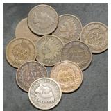 10 Nice Indian Head Cents