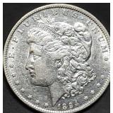 Key Date 1894 P Morgan Silver Dollar AU