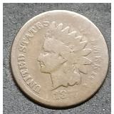 1875 Indian Head Cent