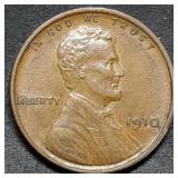 1910 Lincoln Wheat Cent High Grade