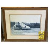 Framed Rustic Farm Print