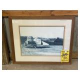 Framed Rustic Farm Print