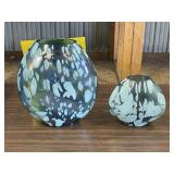 Pair of Art Glass Vases