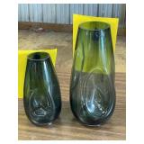 Pair of Art Glass Vases