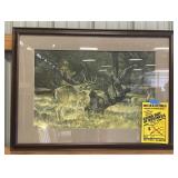 Framed Deer Print