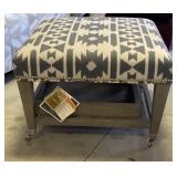 Bassett 26" Rolling Footstool