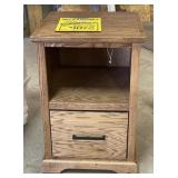Oak Printer Stand/File Cabinet