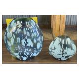 Pair of Art Glass Vases