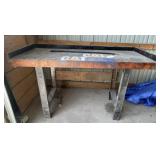 Workbench with Electrical Outlets