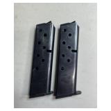 2 - S&W 9mm 7 rnd Magazines