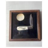 2 Blade Pocket Knife in Display Case