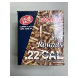 550 rnds Federal .22LR Ammo