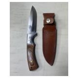 NWTF Knife & Leather Sheath