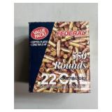 550 rnds Federal .22LR Ammo