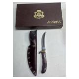 Buck Akonua Knife & Leather Sheath