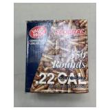 550 rnds Federal .22LR Ammo