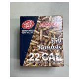 550 rnds Federal .22LR Ammo