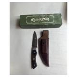 Remington R-6 Knife & Leather Sheath