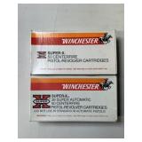 100 rnds Winchester .38 Auto/Super Auto +P Ammo
